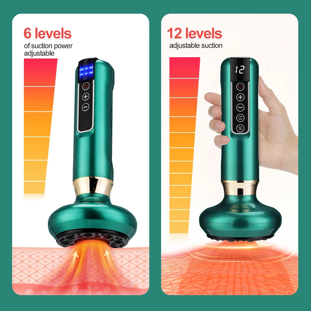 Cupping Negative Pressure Heated Massager