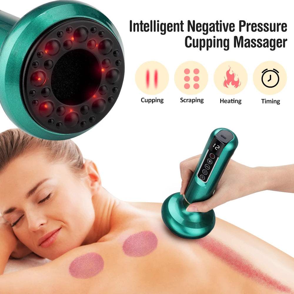 Cupping Negative Pressure Heated Massager